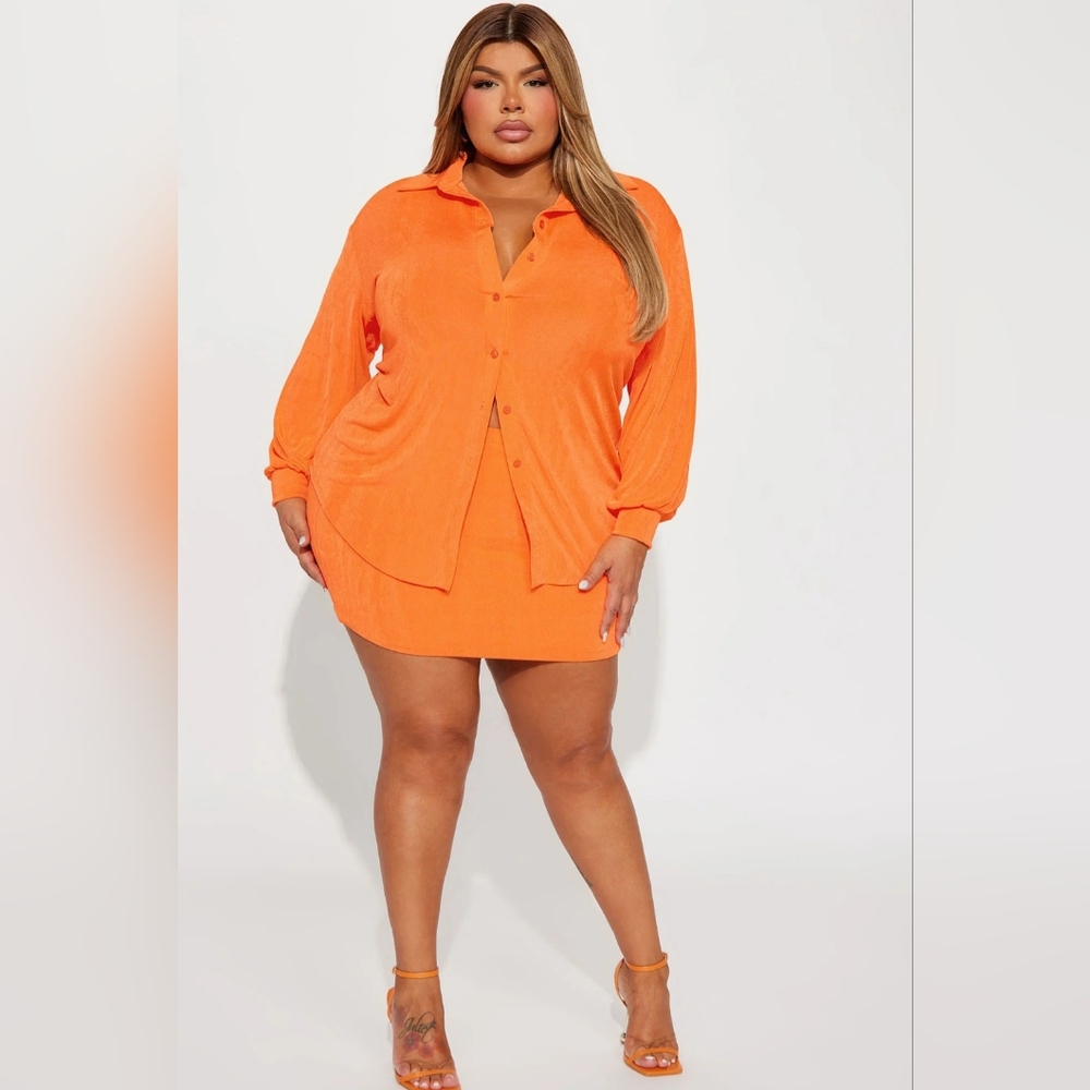 FashionNova 2-piece Skirt Set 1X